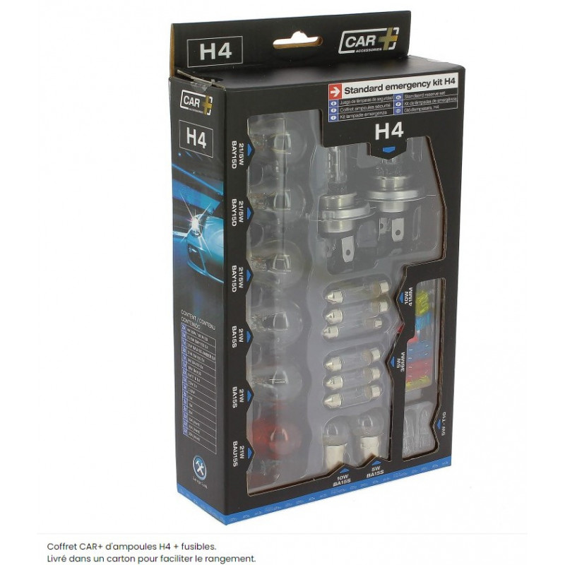 Ampoules H4 12V Philips Essential Box (coffret) - pièces